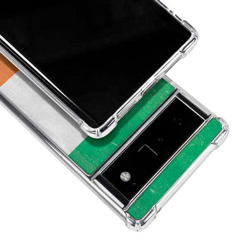 Ireland Flag Distressed Google Pixel 6 Clear Case